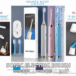 Smart Sonic Vibration Rechargeable Brosse À Dents Électrique Adultes Antibactérien Poils Souples 4 Modes De Nettoyage IPX7 Blanchiment Des Dents - Product Image 3
