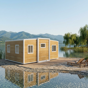 Casa Contenedor <span class=keywords><strong>de</strong></span> Acero y Madera Expandible, Moderna, Transpirable y Personalizable <span class=keywords><strong>de</strong></span> 20 pies, Tipo Cápsula, Villa, Oficina, Edificio, Cabaña - Product Image 1