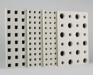 Plaque de plâtre perforée insonorisée pour intérieur, 240*120cm, épaisseur 12mm, panneau de plafond acoustique intérieur - Product Image 2