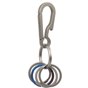 Trọng lượng nhẹ 18mm 25mm 32mm <span class=keywords><strong>GR5</strong></span> hợp kim titan sử dụng ngoài trời vòng chìa khóa/chuỗi với dịch vụ Uốn - Product Image 6