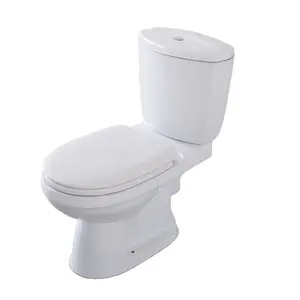 Bad WC Chinesisch zweiteilige Falle 180mm Günstige WC Nacht hocker Maschine wirtschaft liche chinesische Toilette Sanitär keramik