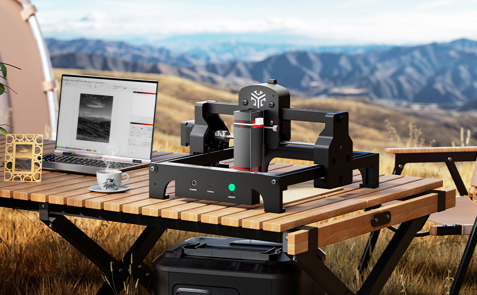 ACMER S1 2.5w 3.5wレーザー彫刻機0.04 * 0.04mmポータブルレーザー