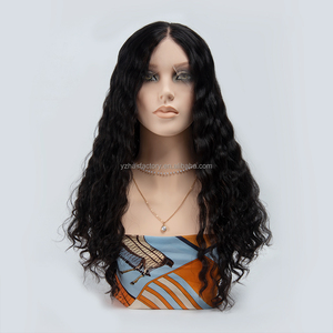 Peluca Judía Kosher de Cabello Humano Virgen Ruso de Alta Calidad, Larga, Marrón Oscuro, HD, Lisa, con Base de Clip para Encaje sin Pegamento - Product Image 1