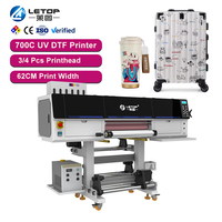 Impresora Digital de Inyección de Tinta de Rollo a Rollo LETOP Factory Plotter Dtf Uv, Impresora de Transferencia 3D para Etiquetas, Logotipos y Adhesivos