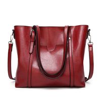 Nouveau sac fourre-tout tendance en PU grande capacité, style simple et luxueux, sacs à main de luxe pour femmes