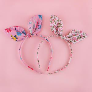 Diademas con Orejas de Conejo de Pascua de Dibujos Animados para Niñas, Horquillas Versátiles con Lazo, Diademas Lindas para el Cabello - Product Image 2