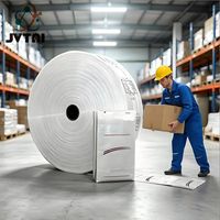 Sac d'emballage chimique en plastique LDPE à trois soudures latérales, robuste, avec impression sérigraphique pour usage industriel