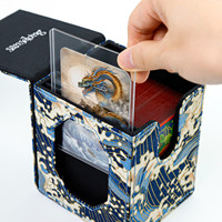 Boîte de rangement de cartes à collectionner Bule Wave pour jeu de cartes MTG TCG vente en gros