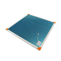 Panel de Luz LED de 595*595 mm, 36 W, Sin Tornillos, Diseño Super Delgado de 8.8 mm, 128 lm/W, Regulable, para Oficina y Hogar
