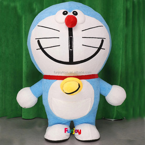 Trang phục <span class=keywords><strong>mascot</strong></span> <span class=keywords><strong>Doraemon</strong></span> bơm hơi màu hồng 2M dành cho người lớn, thiết kế hoạt hình tùy chỉnh, dùng cho Halloween và các bữa tiệc - Product Image 4