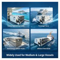 Refroidisseur marin à fréquence variable Chlee 60000 72000 BTU avec compresseur à courant continu sans balais à inversion, économe en énergie, refroidissement modulaire pour bateau
