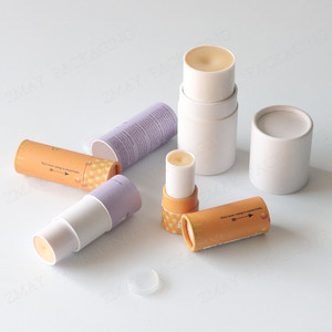 Customized Size 50ml Degradable Deodorant Containers Cardboard Tubes Twist up <b>Paper</b> Cylinder Tubes - Product Image 2