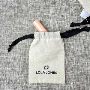 Bolsa de Compras de Lona de Algodón Resistente con Cordón, Personalizada con Logotipo, de Alta Calidad, para Regalos y Joyería - Product Image 1