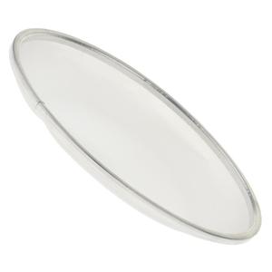 1 pezzo da 8 pollici testa grancassa bianca doppio strato silenzioso batteria pelle a percussione strumento musicale per batteria