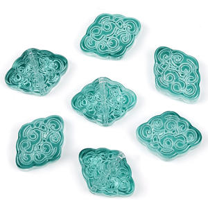 Pulseras hechas a mano DIY de moda, accesorio de cadenas para teléfono móvil, cuentas acrílicas multicolores con agujero recto, cuentas de plástico Lucite - Product Image 3