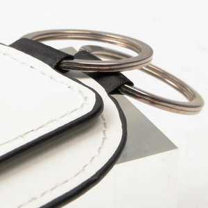 Porte-clés en cuir PU vierge avec Logo personnalisé, découpée sur le côté à l'huile, <span class=keywords><strong>pour</strong></span> impression UV, 1 pièce - Product Image 5