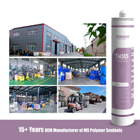 Scellant hybride polymère MS à faible teneur en COV, peignable, 600 ml, scellant modifié au silane