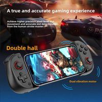 Control de Juego Universal X3, Gamepad Extensible de Mano, Joystick Dual Hall con Bluetooth para Accesorios de Teléfono Móvil IOS y Android