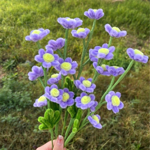 YOPIN-7697 all'ingrosso scovolini rifiniti 5 forchette Daisy fatti a mano a forma <span class=keywords><strong>di</strong></span> asta intrecciata <span class=keywords><strong>fiori</strong></span> decorazione scenario casa - Product Image 4