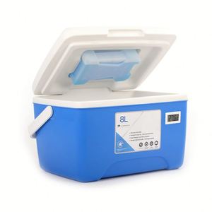 Custom Modern PP 8L Reusable Water Resistant Mini Portable Cooler <b>Box</b> for <b>Camping</b> Picnic Fishing BBQ - Product Image 4