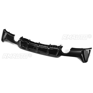 Difusor de Parachoques Trasero Negro Brillante, Protector de Salida de Escape, Alerón para BMW Serie 4 F32 F33 F36 2014-2019 M Sport - Product Image 4
