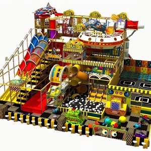 Sanxiu thương mại phổ biến con lăn trượt trong nhà sân chơi xoắn ốc trượt trampolines leo tường đường hầm sân chơi - Product Image 1