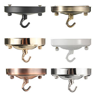 Support de plaque à <span class=keywords><strong>crochet</strong></span> Vintage rétro Antique pour <span class=keywords><strong>plafond</strong></span>, <span class=keywords><strong>ampoule</strong></span> de montage, accessoire de lampe de lustre - Product Image 6