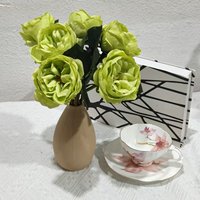 Roses artificielles de haute qualité en faux marie-rose, roses individuelles au toucher réel pour la décoration, mariage, fête des mères, promotion de Pâques
