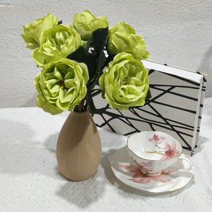 Rosas Artificiales de Alta Calidad al por Mayor, Rosas Individuales de Tacto Real para Decoración, Bodas, Día de la Madre, Promoción de Pascua - Product Image 2