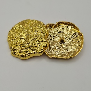 Tùy Chỉnh Phong Cách Khác Nhau Thiết Kế Thời Trang Kim Loại Hợp Kim Chân Quần Áo May Mặc Nút - Product Image 1