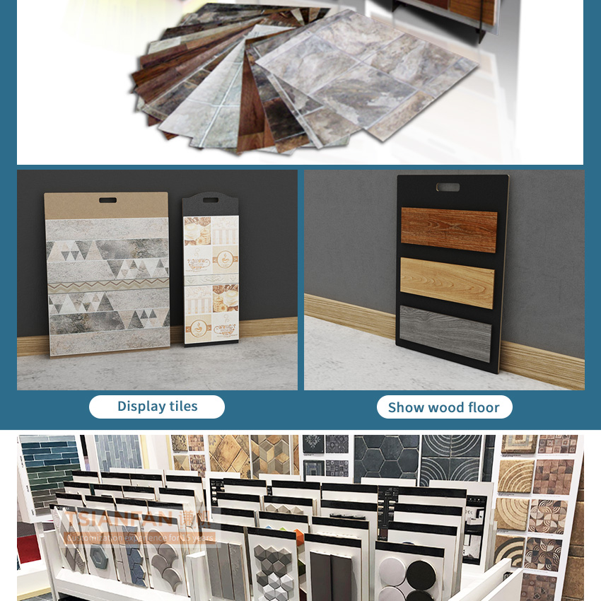 new style convenient granite display racks carpet quartz tote marble page-turn stone stand wooden floor hand grasping board