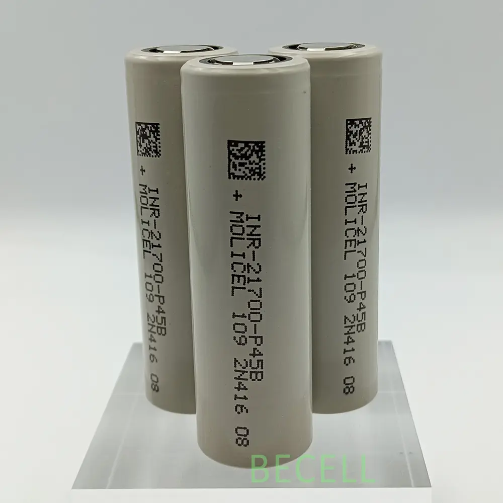 मूल ग्रेड एक पावर सेल 21700 p45b 4500mah 45a 3.7v 21700 बैटरी के लिए