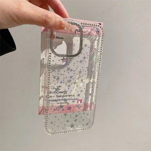 Funda Transparente Brillante con Lentejuelas y Diamantes de Imitación para iPhone 16 15 14 13 Pro Max, Funda Protectora Suave con Recubrimiento de Lujo - Product Image 2