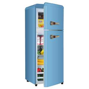 102L Retro thẩm mỹ tủ lạnh vượt thời gian Retro Tủ lạnh di Sản phong cách tủ lạnh với xử lý minibar tủ lạnh BCD-102R - Product Image 2