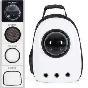 Mochila Transportadora de Mascotas para Perros y Gatos, Plegable, Ligera, Transpirable, de PVC, Ajustable, Cálida, de Gran Capacidad, para Animales Pequeños - Product Image 2