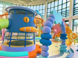 Новинка 2026: Игровой комплекс Yideli для помещений, мягкий игровой комплекс из стекловолокна и металла, на заказ, в тематике «Макарон», с шариковым бассейном, горкой, батутом и зоной для лазания - Product Image 4