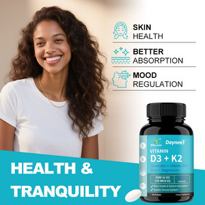 Complément N30 Vitamine D3 K2 Quercétine Vitamine B6 Zinc Magnésium 5000 UI D3 120 µg K2 100 Gélules Souples Sans OGM Huile de Poisson - Product Image 2