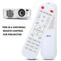 Version anglaise de la télécommande universelle pour projecteur, très vendue, compatible avec diverses marques de projecteurs