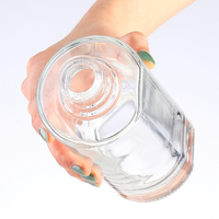 Carafe à whisky en verre cristallin personnalisable |   Bouteille à liqueur rectangulaire élégante pour le brandy, le vin et les spiritueux