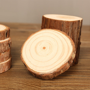 Rodajas Decorativas de Madera de Pino Mystic Arts con Vetas Naturales para Manualidades y Decoración del Hogar - Product Image 3