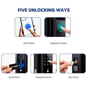 Serrure de porte intelligente WiFi KROVI G07 OEM/ODM, lecteur de carte numérique électronique de sécurité, serrure de porte à empreintes digitales - Product Image 5