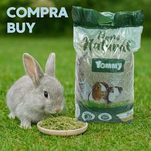 Fieno Naturale Yommy con Camomilla 800g per Conigli e Roditori, Mangime Fresco e Stimolante della Vitalità - Product Image 4