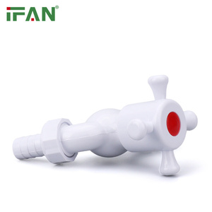 IFAN Muestra <span class=keywords><strong>gratis</strong></span> Grifo de cocina de plástico Material de PVC Color blanco Grifo de agua de plástico de 1/2 pulgadas - Product Image 4