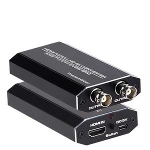 Adaptateur convertisseur HDMI vers AHD Full HD <span class=keywords><strong>1080P</strong></span> <span class=keywords><strong>Convertir</strong></span> le signal vidéo HDMI <span class=keywords><strong>en</strong></span> TVI CVI AHD CVBS BNC pour moniteur HDTV DVR - Product Image 1