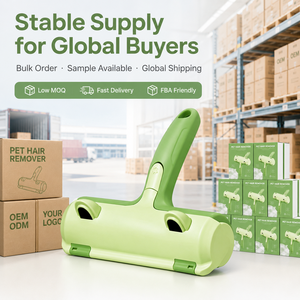 Rouleau anti-poils personnalisé en gros, réutilisable, autonettoyant, efficace, double face, portable, écologique, pour poils d'animaux sur canapés et draps - Product Image 6