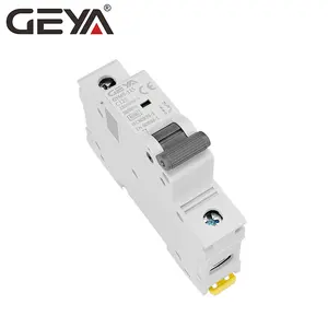 GEYA GYM9-125 1P 6KA 80A-125A 230V 400V C eğrisi tek fazlı elektrik minyatür devre kesici AC MCB CE belgesi