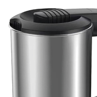 Bouilloire Électrique de Voyage HALEY 500ml 250W en Acier Inoxydable 304, Mini Portable avec Prise à Deux Broches, 2 Tasses, Arrêt Automatique, Maintien au Chaud