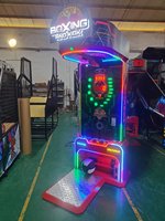 Duoxing Machine de tir d'arcade LED colorée, à monnayeur, avec affichage numérique, pour centre de divertissement, garantie 1 an, en métal, version anglaise