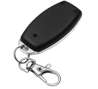 Télécommande sans fil RF 2 touches à code d'apprentissage 315 MHz / 433 MHz pour porte de garage, éclairage et porte électrique - Modèle populaire