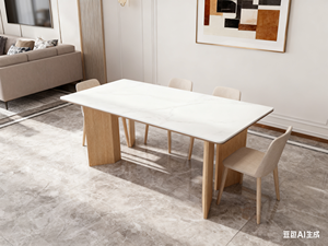 <span class=keywords><strong>Table</strong></span> à manger extensible moderne haut de gamme, meubles de maison, <span class=keywords><strong>table</strong></span> à manger en bois extensible pour <span class=keywords><strong>6</strong></span> <span class=keywords><strong>personnes</strong></span>, <span class=keywords><strong>table</strong></span> de <span class=keywords><strong>cuisine</strong></span>, salle à manger - Product Image 4